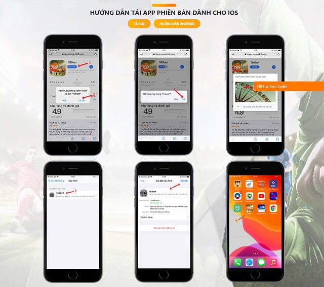 Lợi ích khi tải app nhà cái 789BET